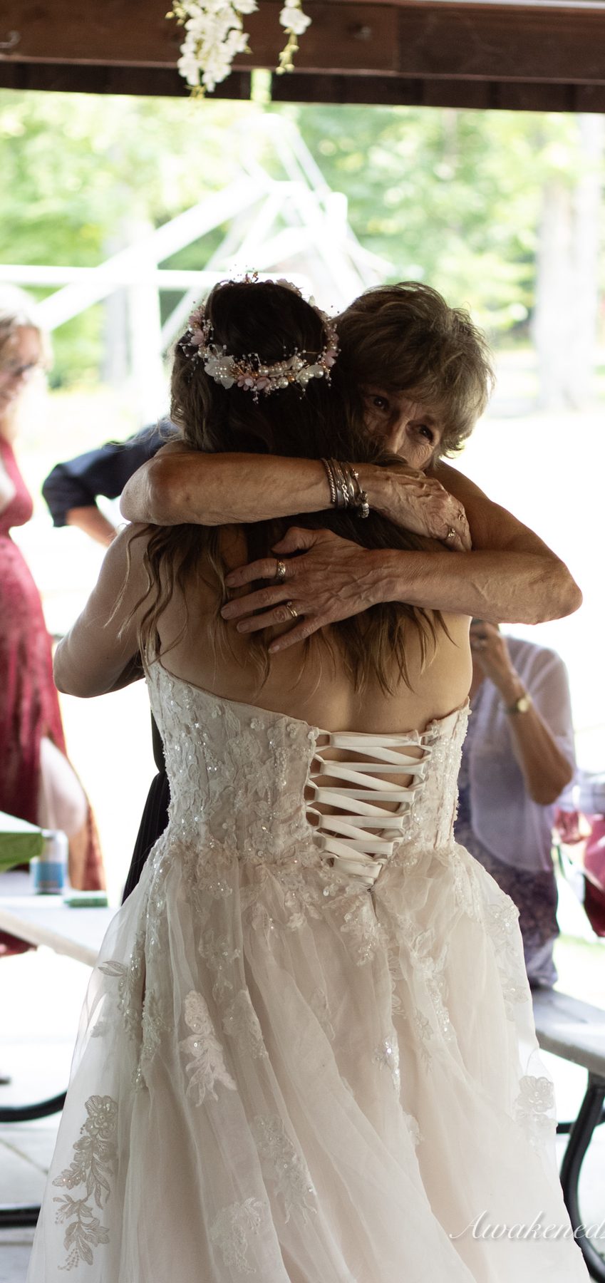 A lakeside wedding ceremony, frame 4 of 33