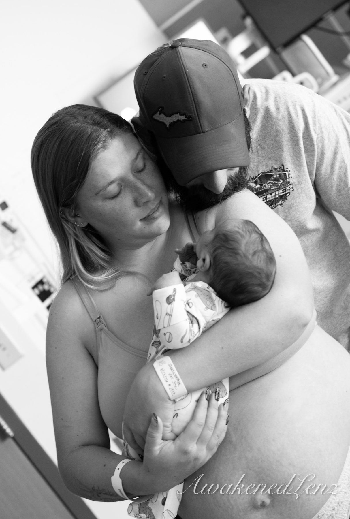 A newborn in the first days after birth, frame 1 of 72