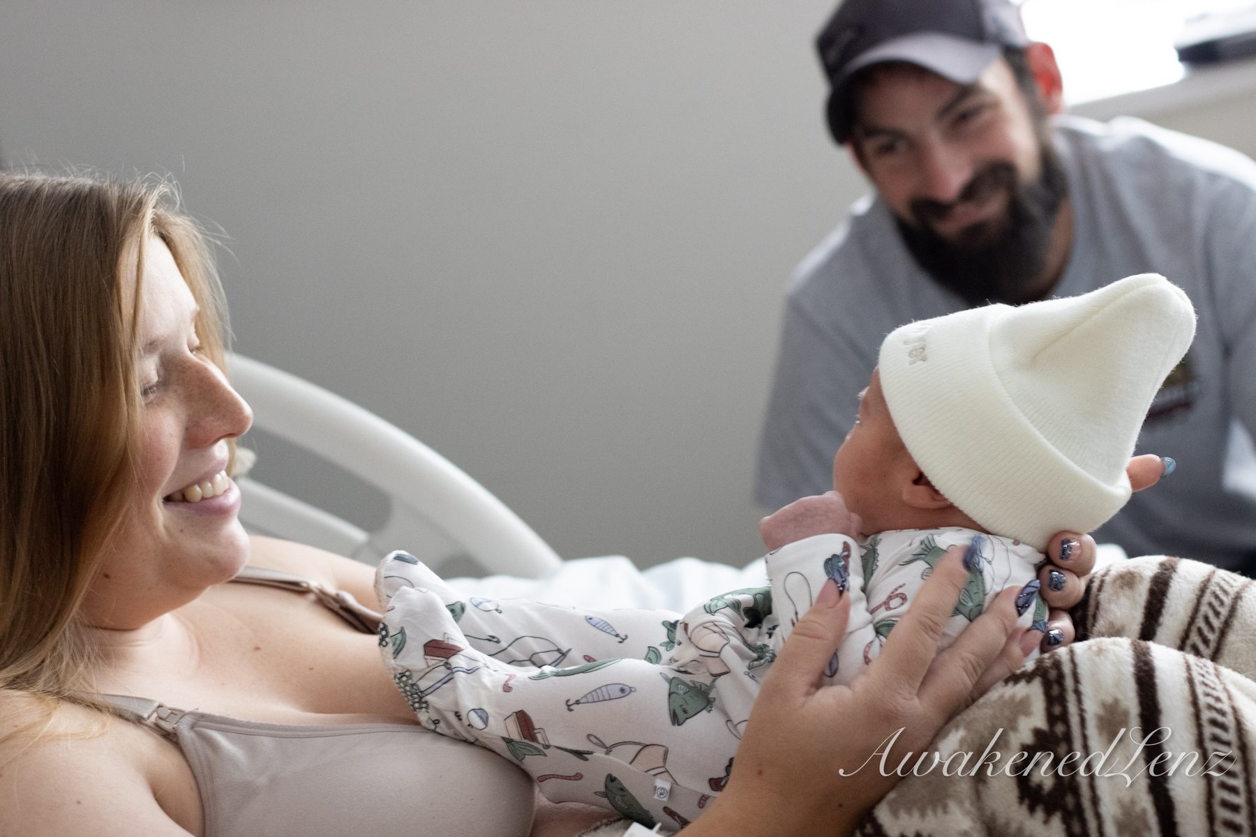 A newborn in the first days after birth, frame 12 of 72
