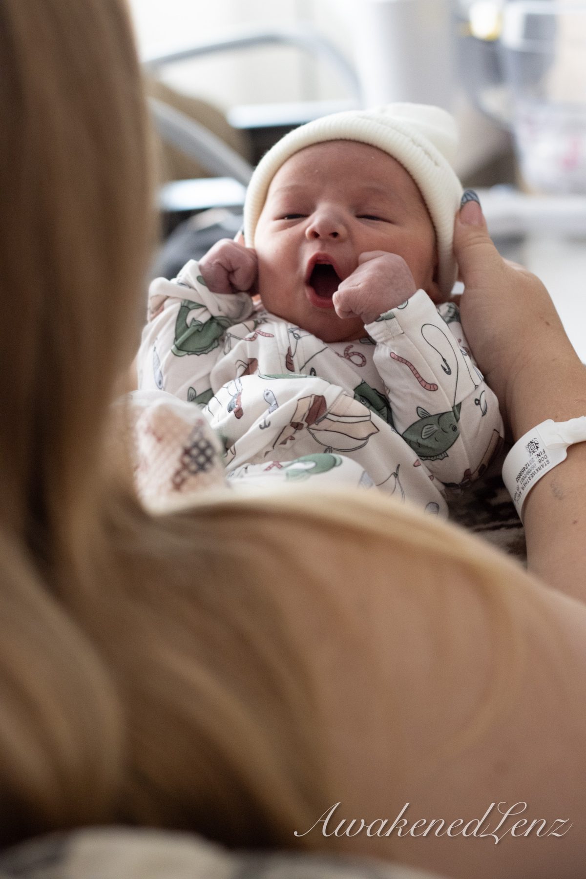 A newborn in the first days after birth, frame 15 of 72