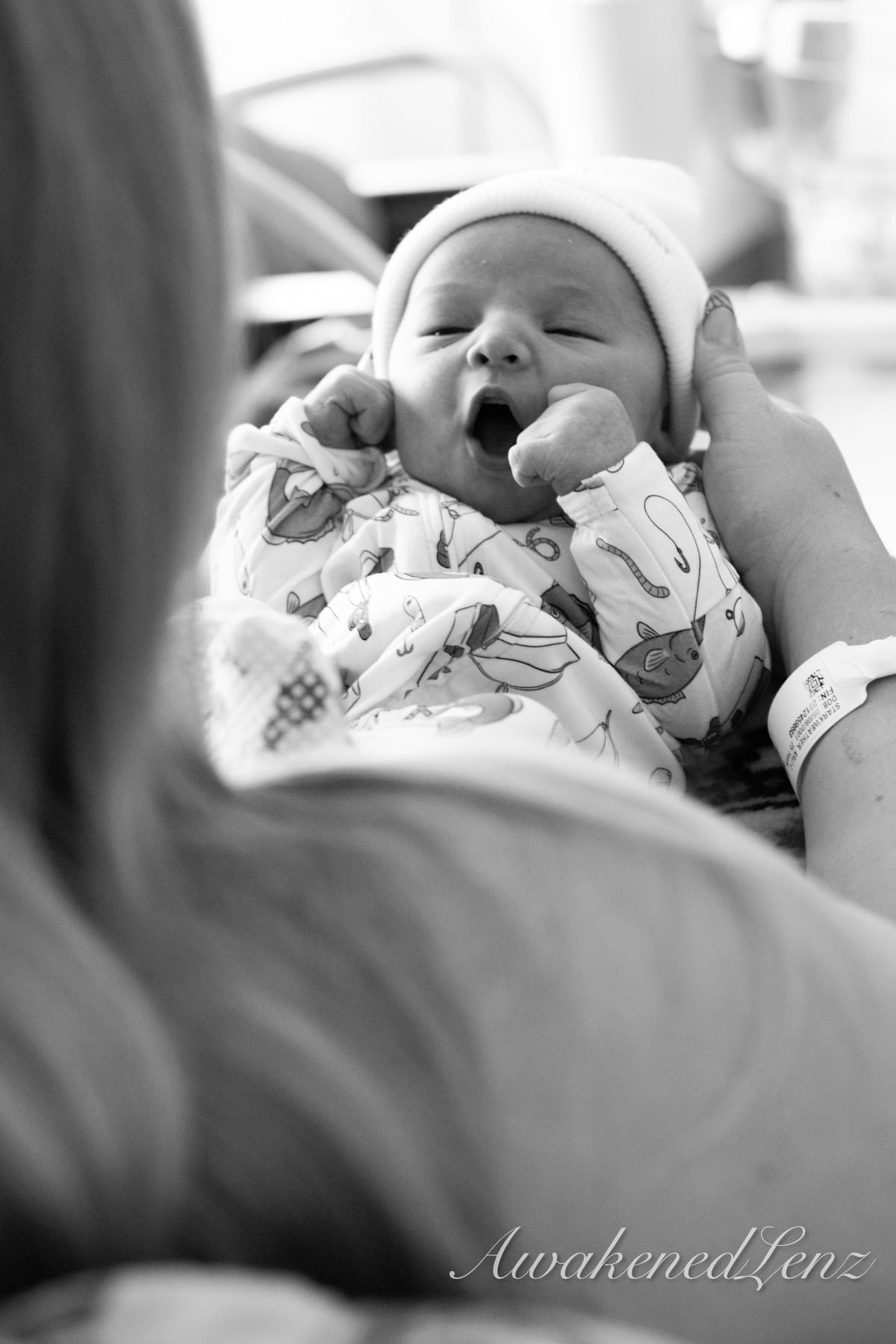 A newborn in the first days after birth, frame 16 of 72