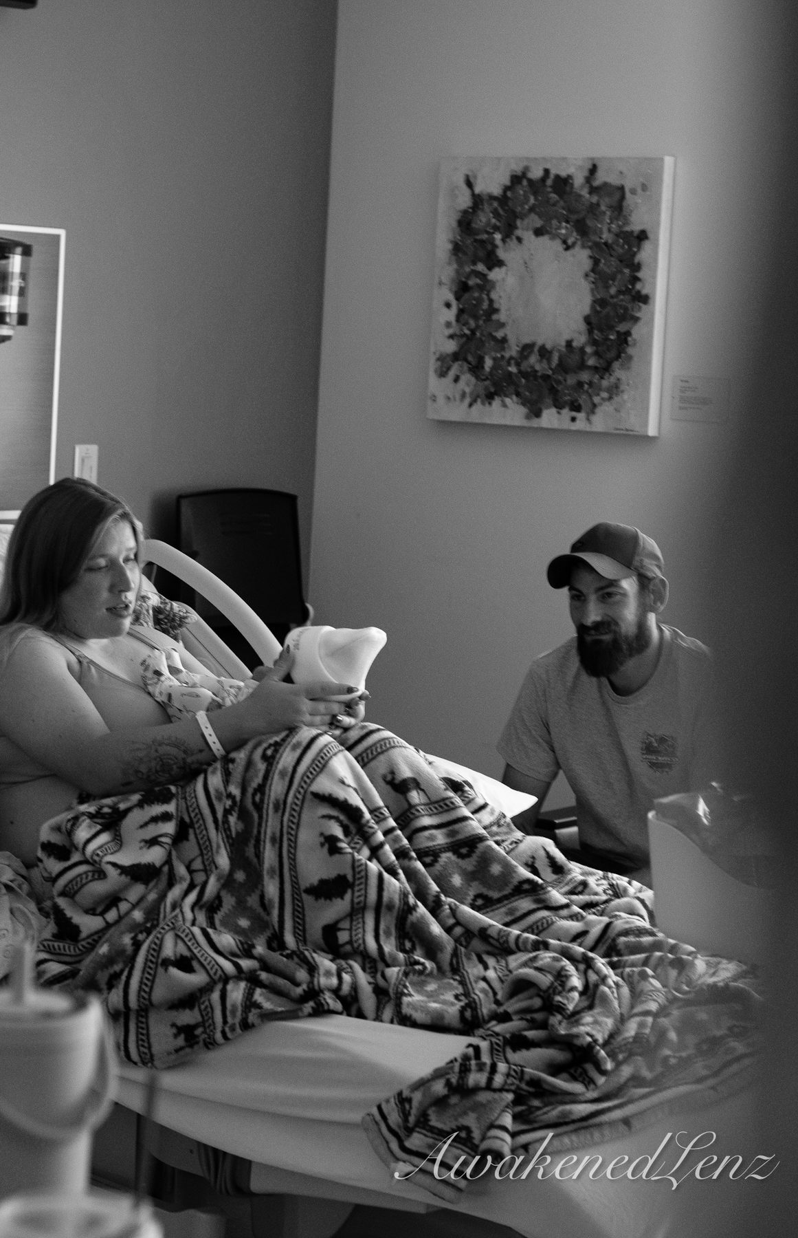 A newborn in the first days after birth, frame 17 of 72