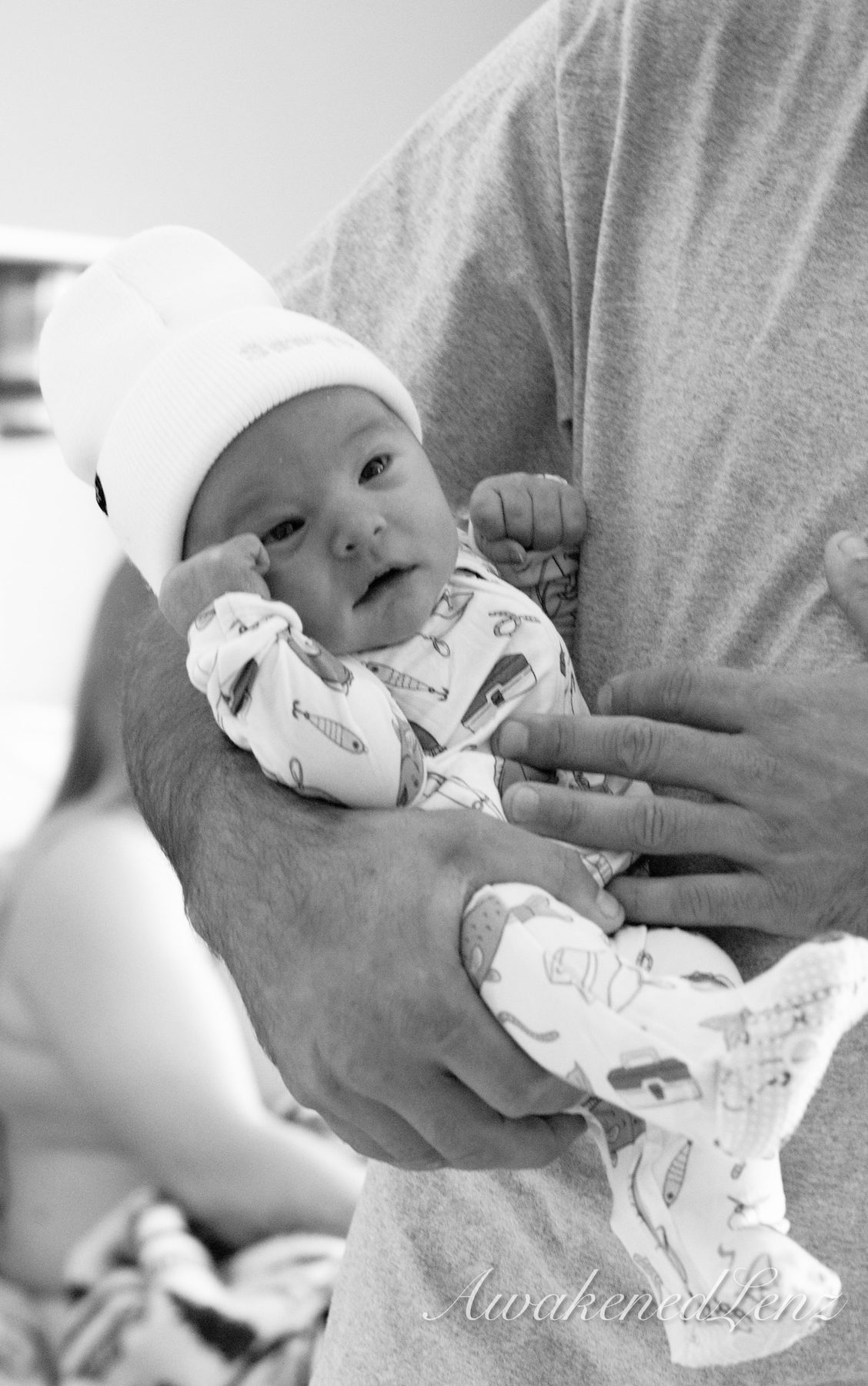 A newborn in the first days after birth, frame 21 of 72