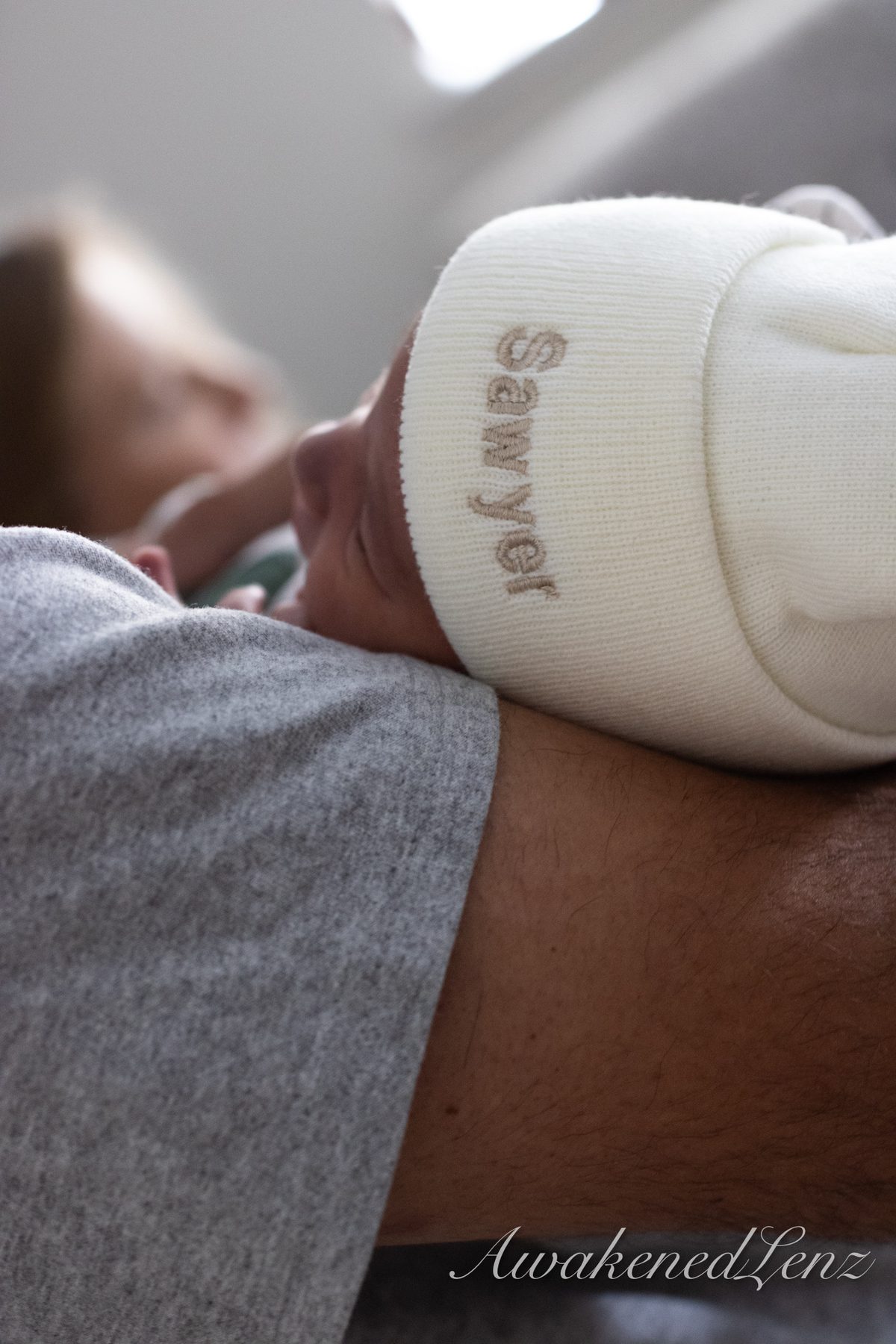 A newborn in the first days after birth, frame 27 of 72