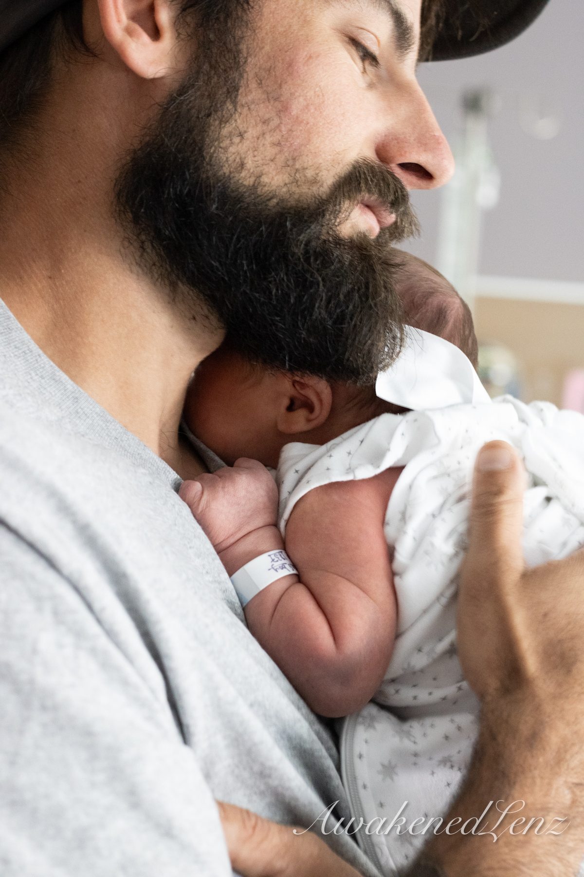 A newborn in the first days after birth, frame 31 of 72