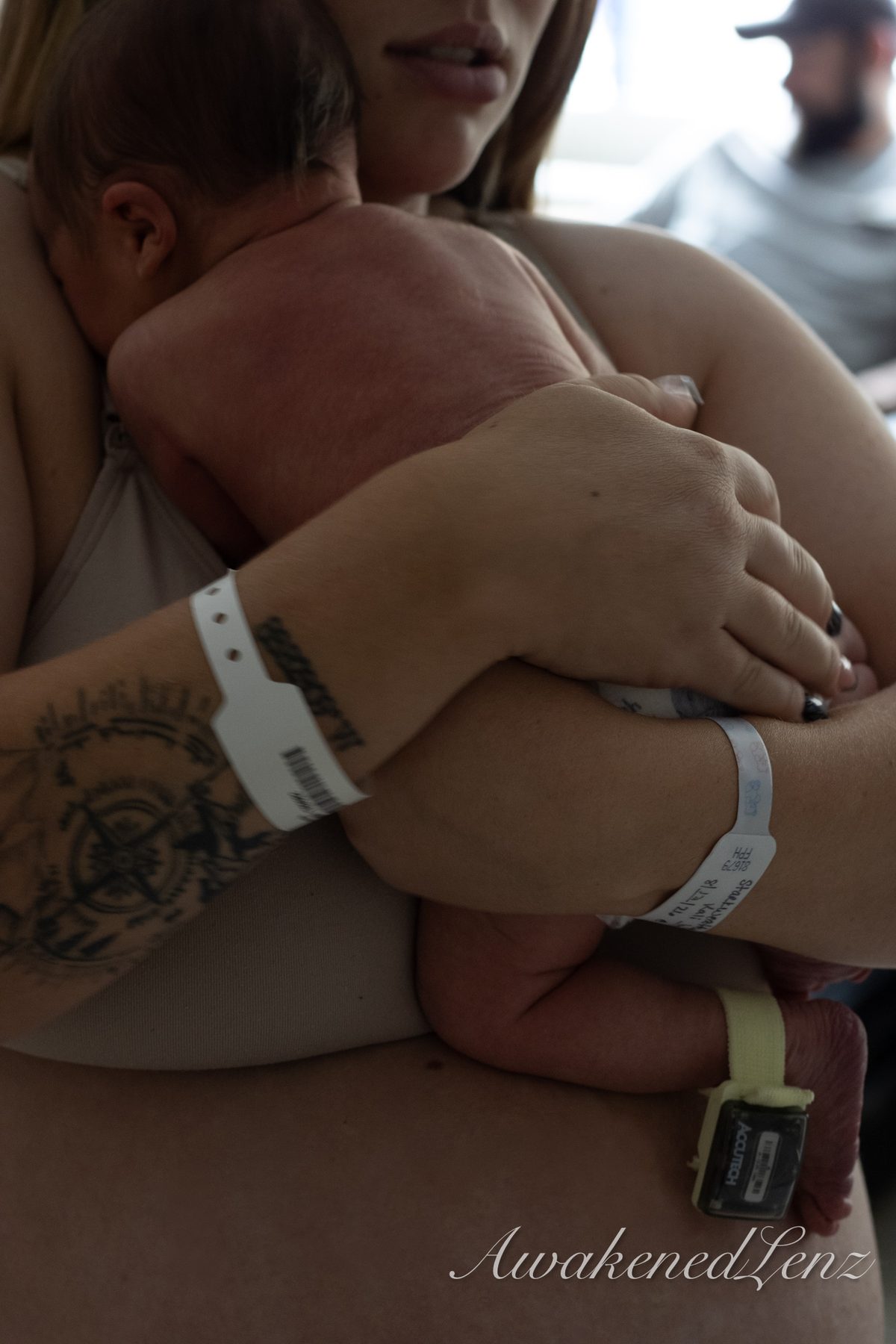 A newborn in the first days after birth, frame 34 of 72