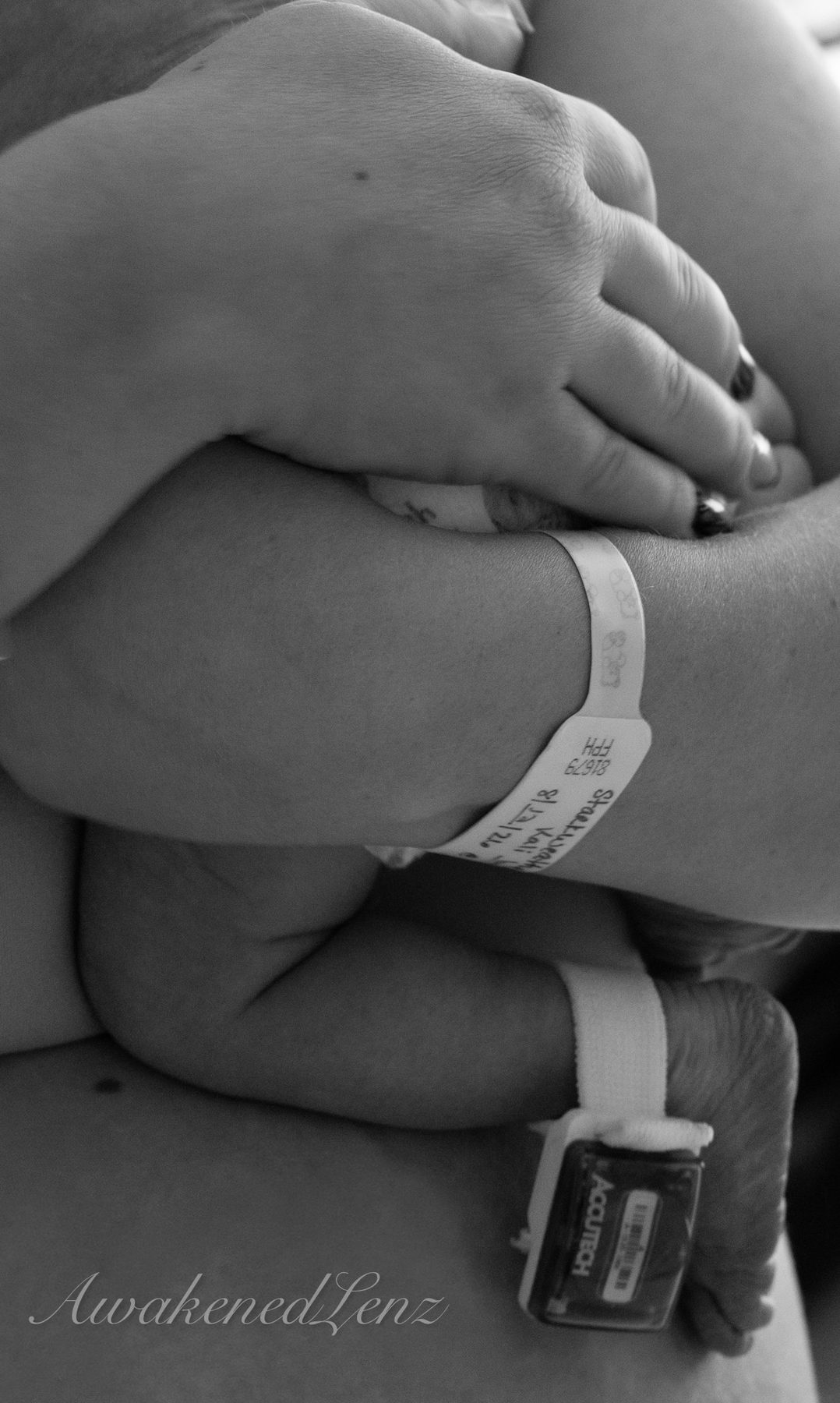 A newborn in the first days after birth, frame 35 of 72