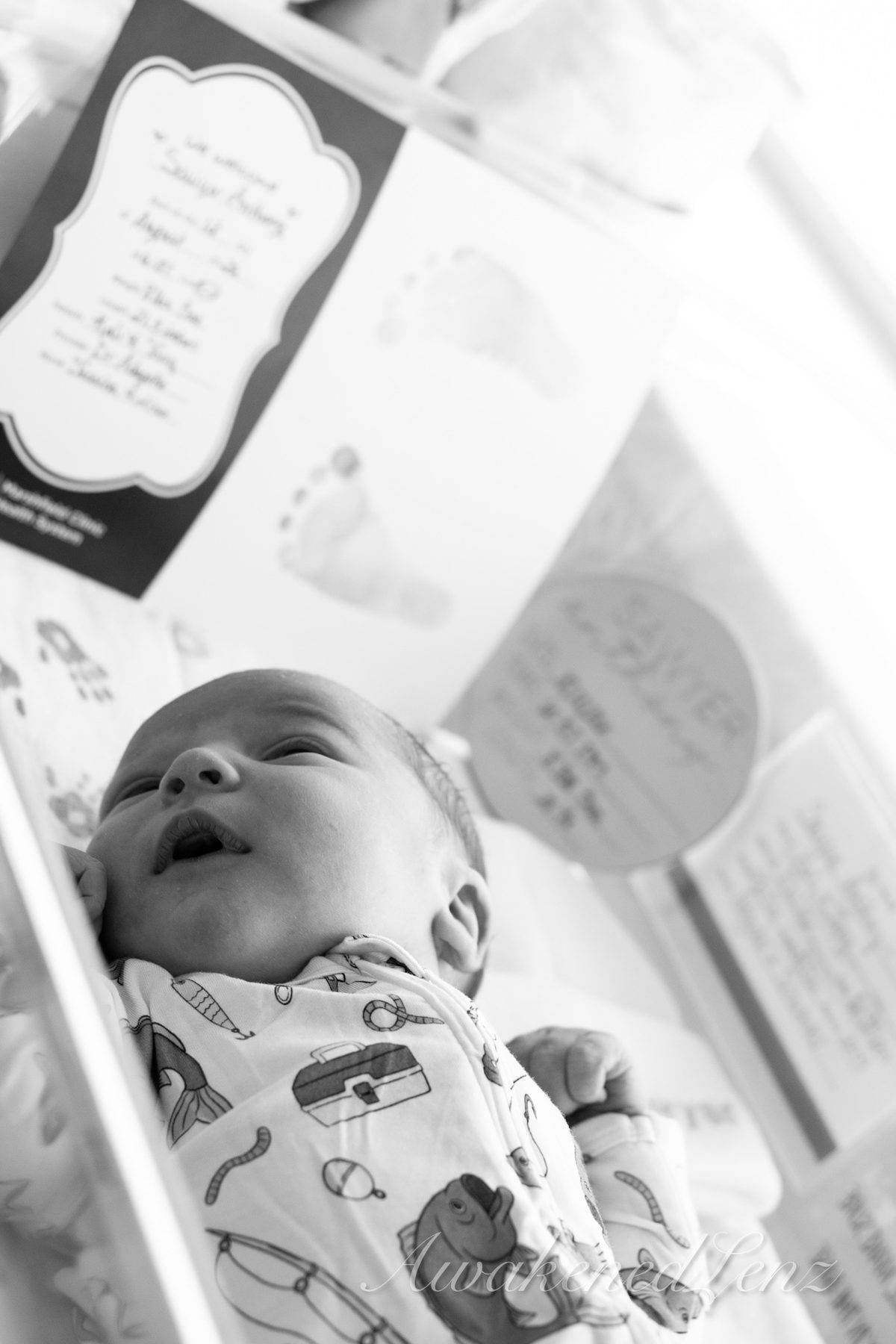 A newborn in the first days after birth, frame 51 of 72