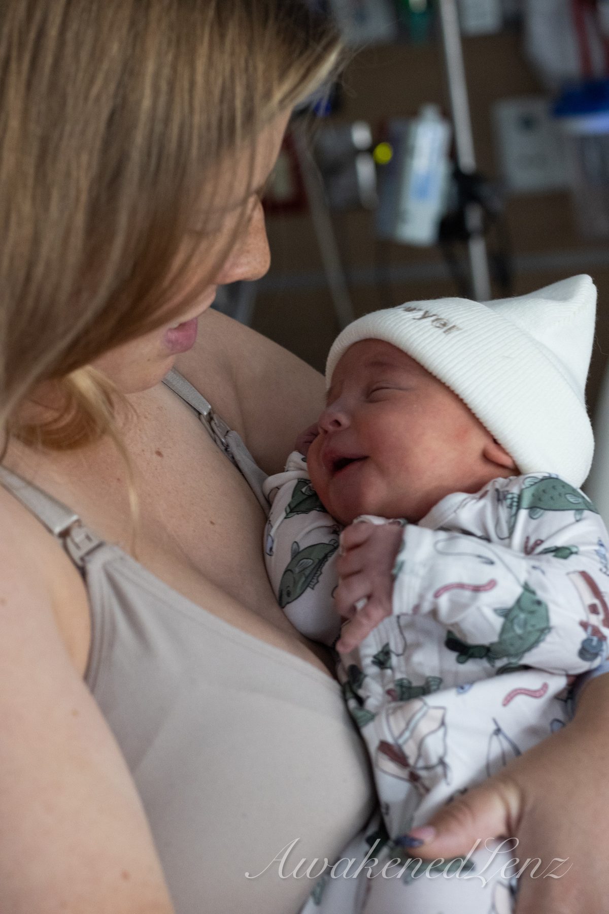 A newborn in the first days after birth, frame 54 of 72