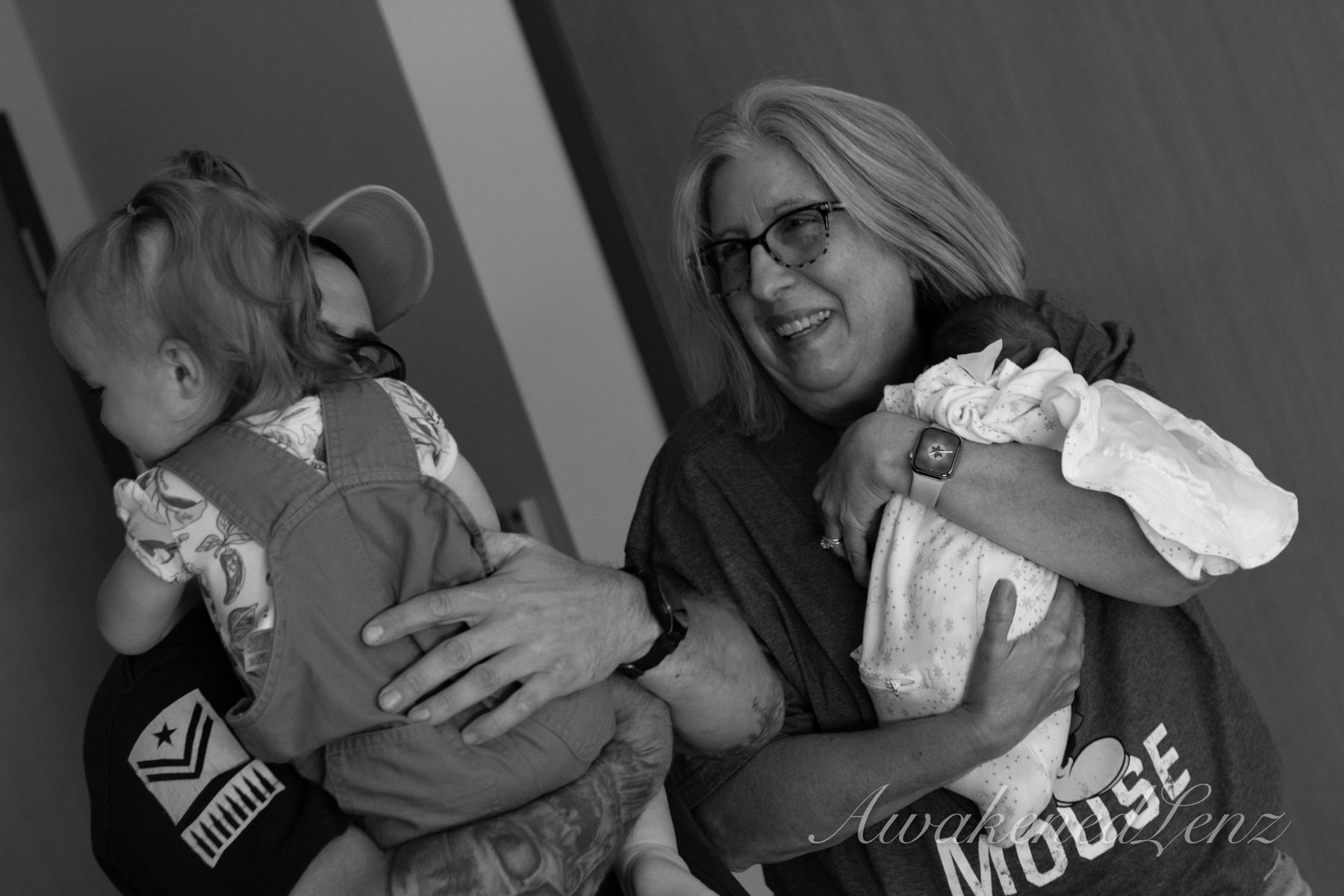 A newborn in the first days after birth, frame 56 of 72