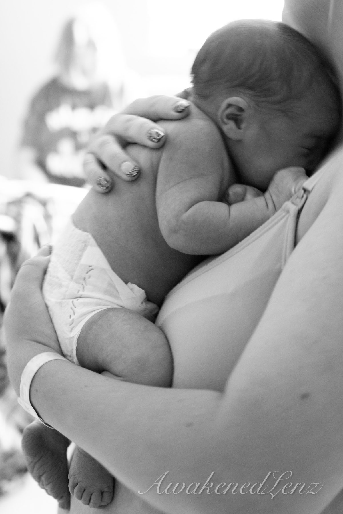 A newborn in the first days after birth, frame 59 of 72